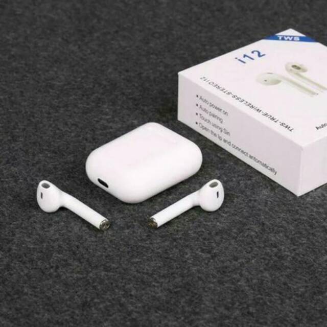 Headset Bluetooth Headsfree Earphone Wireless Bluetooth Stereo TWS i12