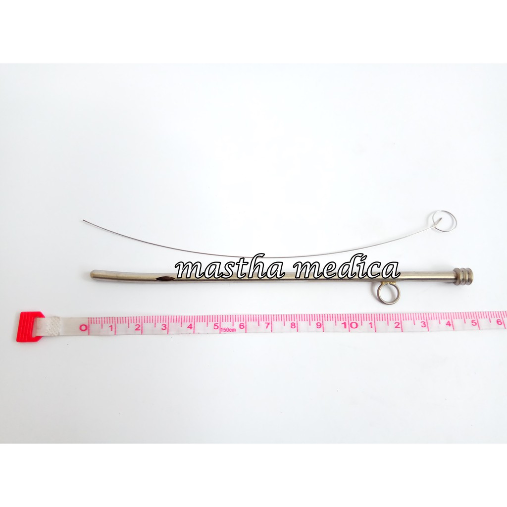 Metal Kateter Urine Cateter stainless steel 12FR Arugamed