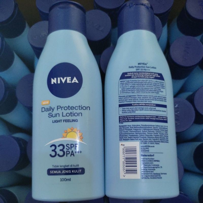 Nivea Daily Protection 100ml Sun Lotion SPF 33 [100 ml]