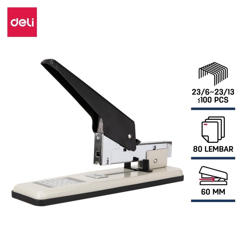 

Baru Slayershop Deli Stapler Heavy Duty Daya Tahan Kuat 80Sheets E0394