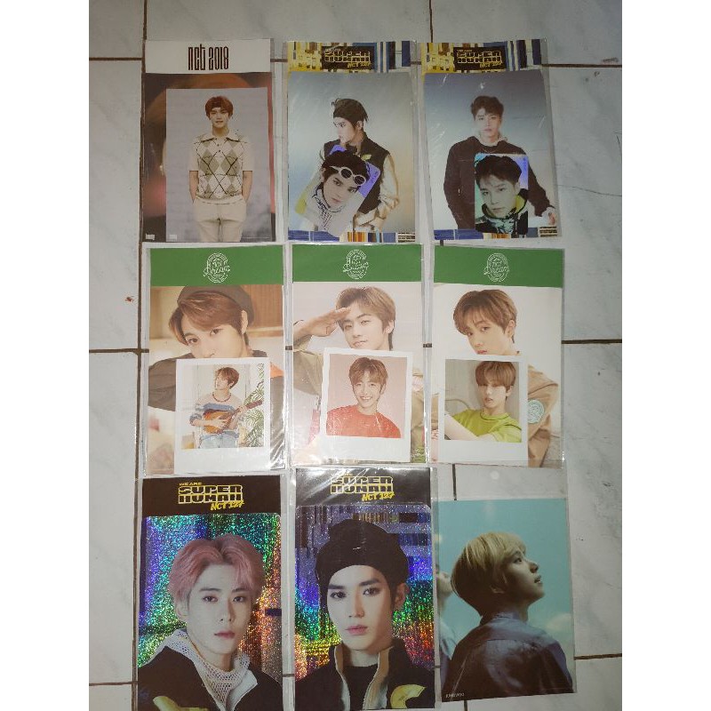 NCT127 Standee Holo PC, NCT Dream Postcard Polaroid set