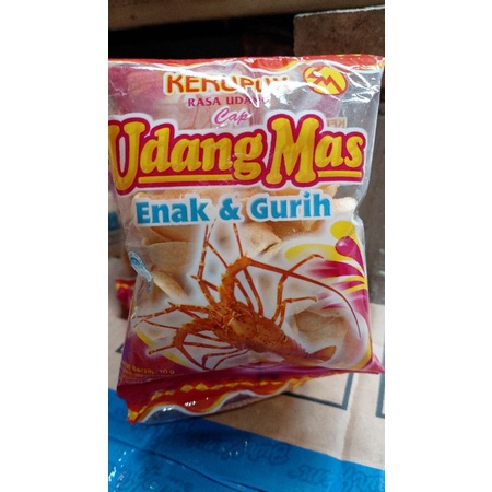 

Kerupuk Cap Udang Mas 20gr isi 5 bungkus