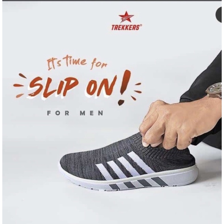 Sepatu Slip On Rajut Melar TREKKERS SM ACE murah berkualitas