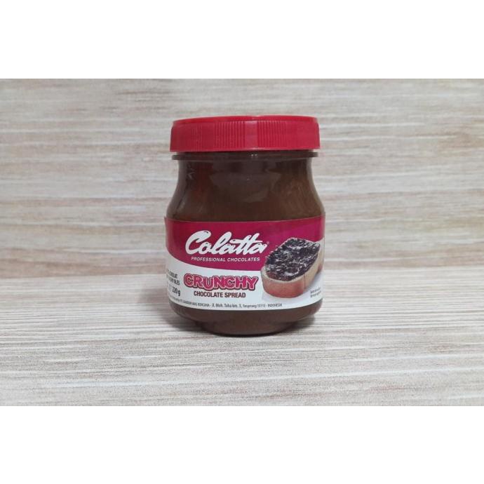 

COLATTA CRUNCHY CHOCOLATE SPREAD / COKELAT & CRUNCHY OLES 220GRAM