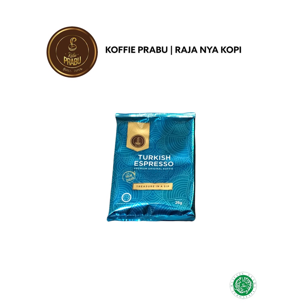 

{BARU DAN TERLAKU} KOFFIE PRABU - Turkish Espresso with Palm Sugar Kopi Giling Bubuk Espresso Turkish Aren 1 Saset