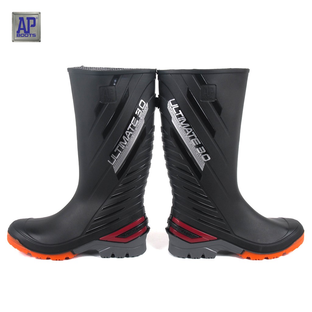 Ap Boots Ultimate 2015 3.0 Sepatu Safety Boot Panjang Anti Air Hijau Abu Hitam Orange