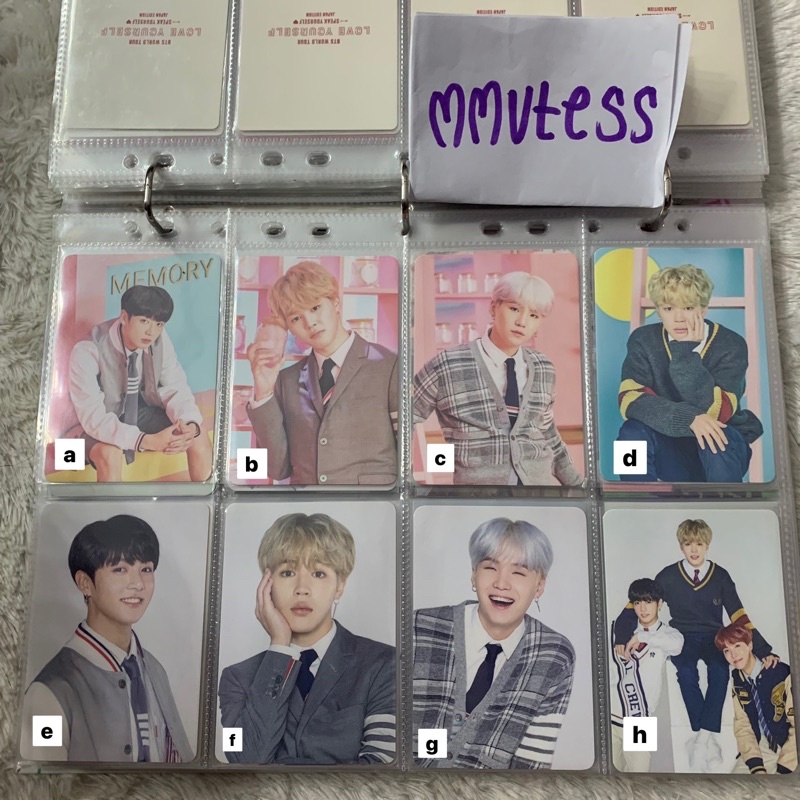 MPC MINI PHOTOCARD HEA HAPPY EVER AFTER MUSTER 4th JP JUNGKOOK JIMIN YOONGI SUGA OFFICIAL