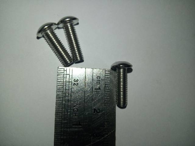 Button L M5 x 16(1.6cm) stainless 304