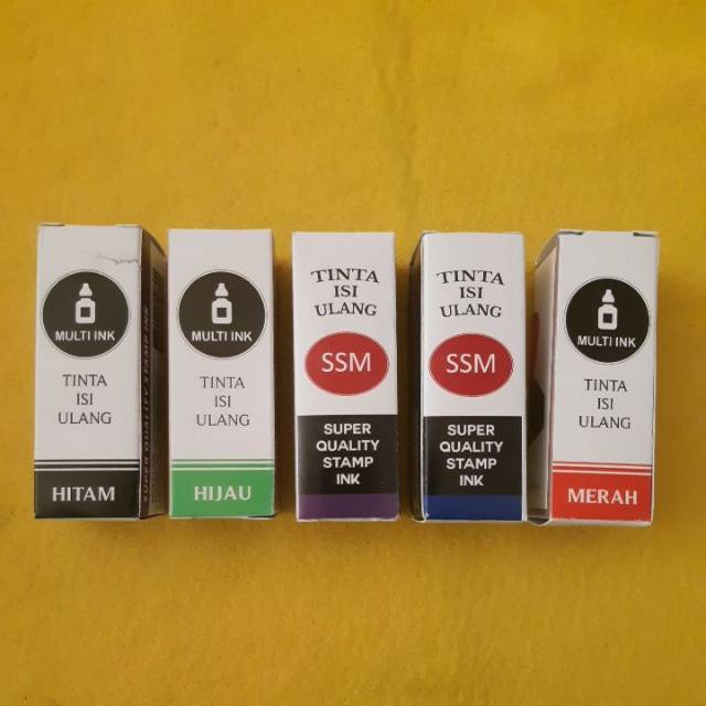 

Tinta stempel otomatis / multi ink SSM / tinta isi ulang automatis