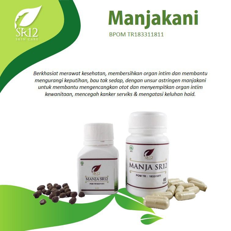 SR12 - MANJAKANI OBAT KEWANITAAN / OBAT KEPUTIHAN / OBAT KISTA / OBATHAID / PROMIL / MANJAKANI SR12