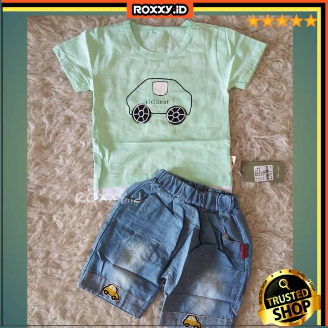 Setelan baju anak cowok lucu keren