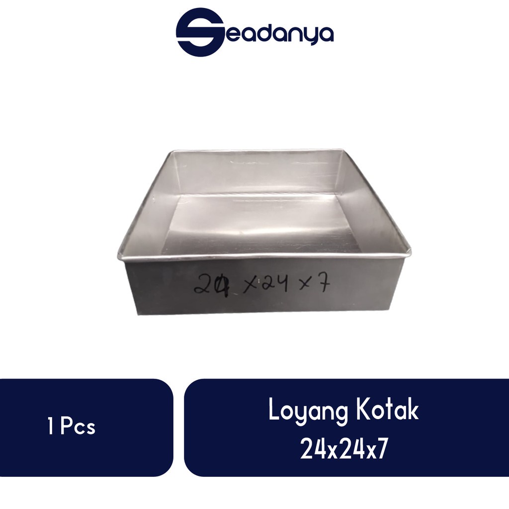 

Loyang Kotak 24x24x7-Loyang /Loyang Terbaru/Loyang/Loyang Ukuran 24x24x7/Loyang Terlaris/Loyang Termurah