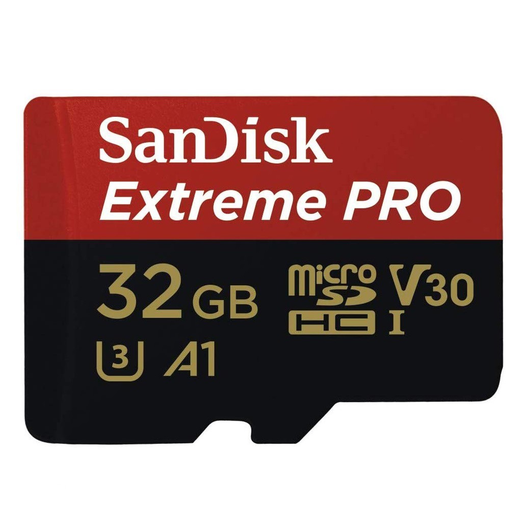 Memory Card | Micro SD 32GB SanDisk Extreme Pro up to 100Mbps U3 A1 V30 - Garansi Resmi Lifetime