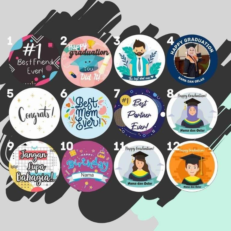 [PRODUK YM0BB] MEDALI CUSTOM | HAMPERS WISUDA | KADO ULANG TAHUN| KADO CEWEK COWOK | Kado sahabat K0