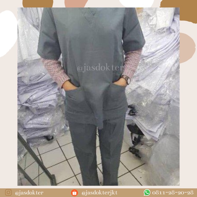 Baju Jaga / Baju OKA Lengan Panjang Dua Saudara ukuran XXS hingga L Baju OK