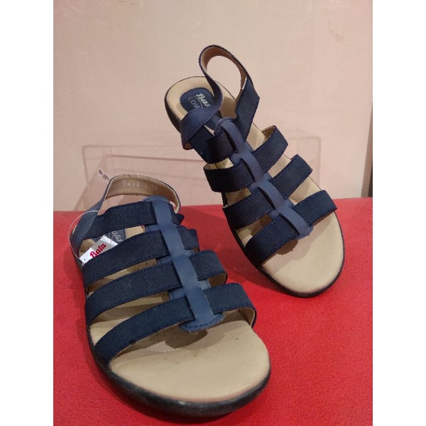 Sandal Wanita Bata Comfit Dorian Sepatu Sandal Wanita Blue