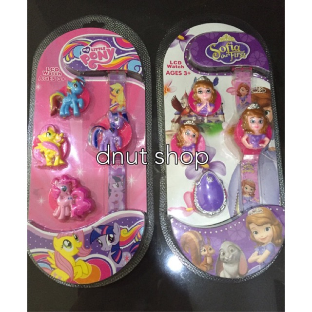 Jam Tangan Anak Perempuan, Jam Tangan Casing : Hello kitty, Frozen,Peppa Pig