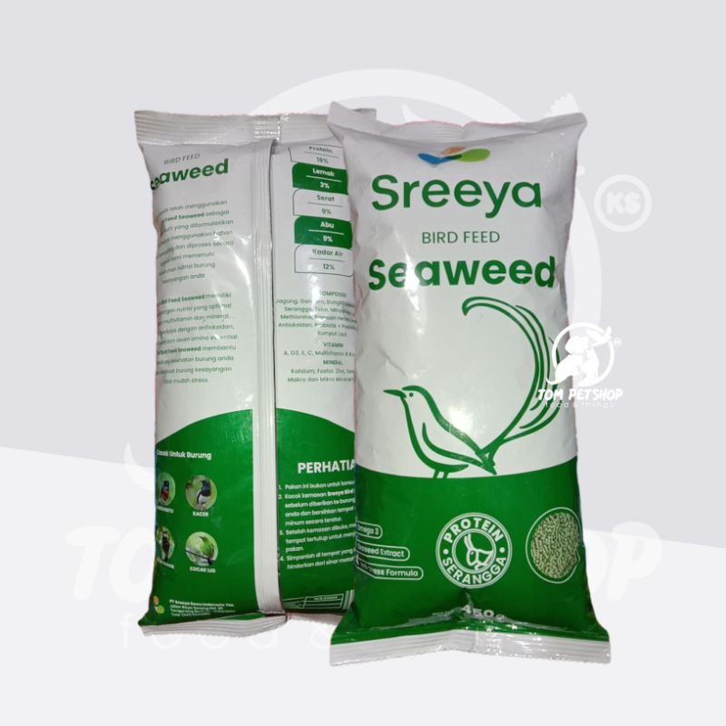 SREEYA BIRD FEED SEAWEED 450gr