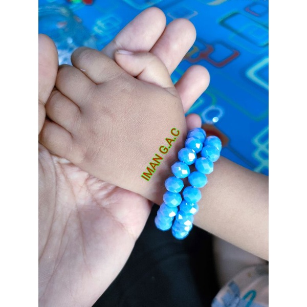 gelang kristal anak 8mm/gelang kristal ceko/gelang anak/aksesories gelang crystal kristal ceko