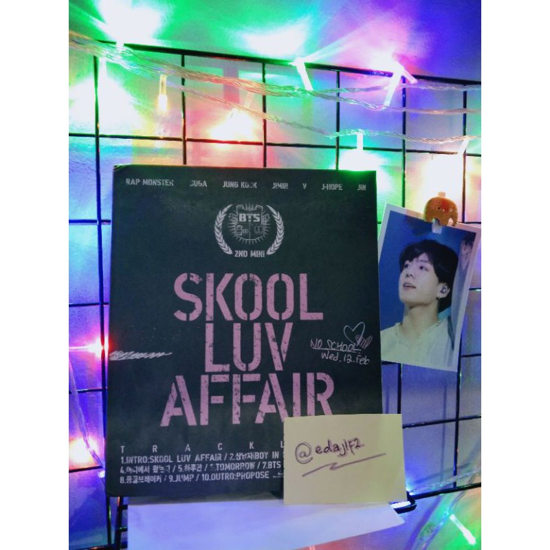 BOOKED  JANGAN SEMBARANG CO Album only bts school luv affair