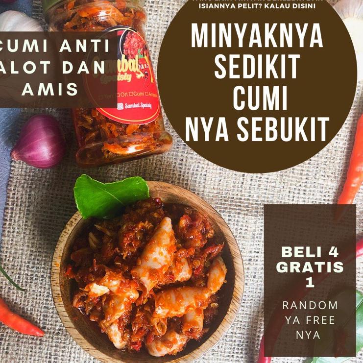 

Promo TIL99 sambal cumi pedas gurih sambel cumi enak murah by sambal spaisiy 48 Murah Banget