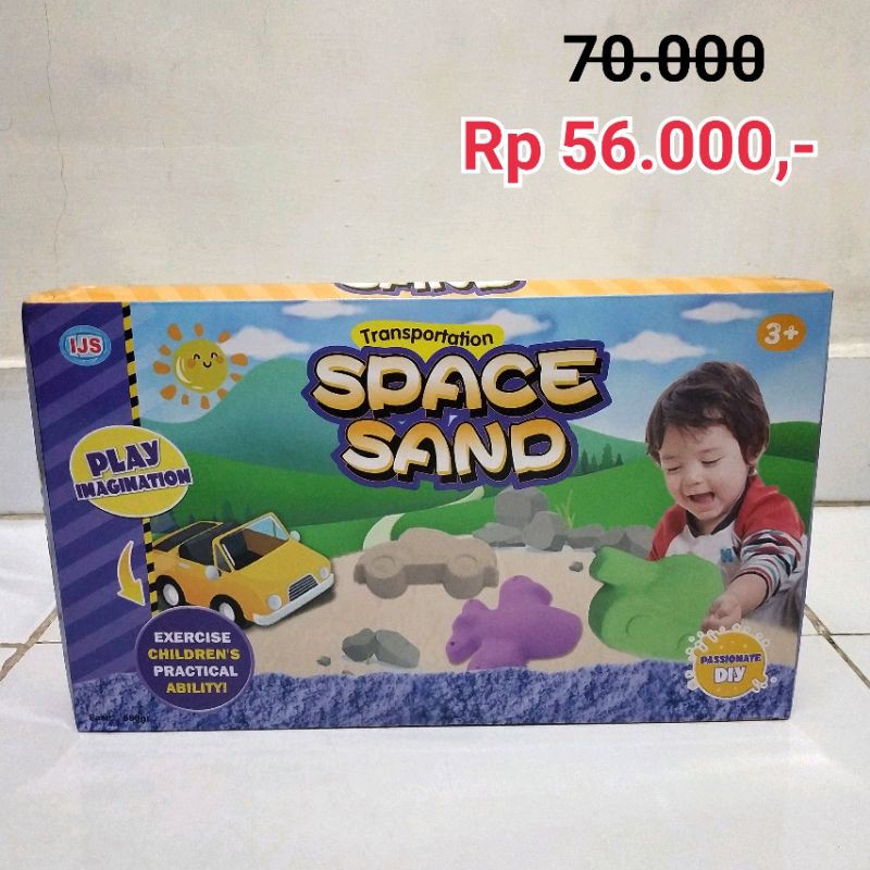 mainan anak space sand