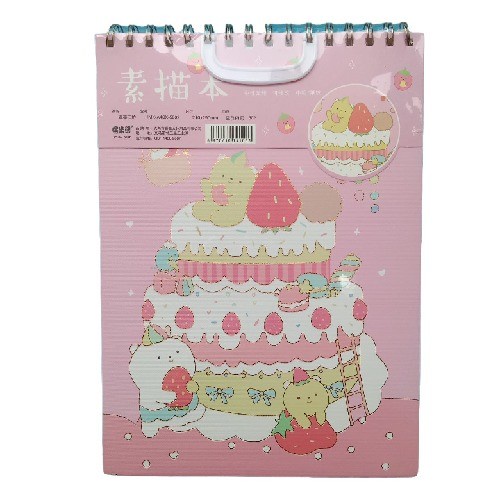 

[DAVIS] HMX-A4XS-5002 Sketch Book Motif Kartun Strawberry