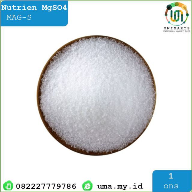 Pupuk Nutrisi MagS Magnesium Sulfat MgSO4 Bahan AB Mix Repack