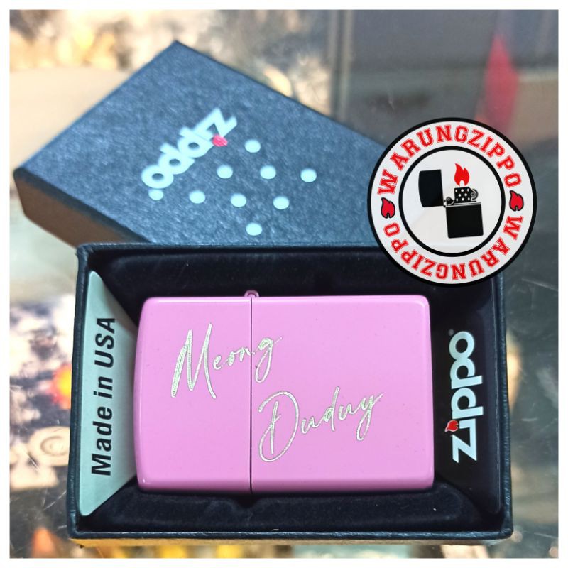 korek api zippo custom nama sambung