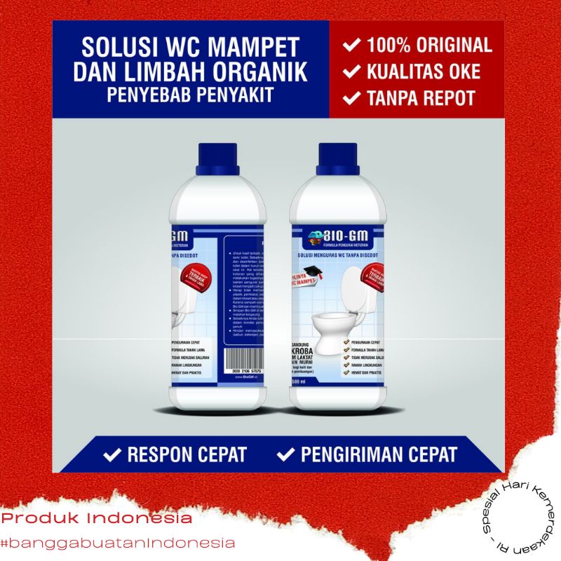 Mengatasi WC / Septic Tank Mampet, Penuh, Luber 500ml Ampuh