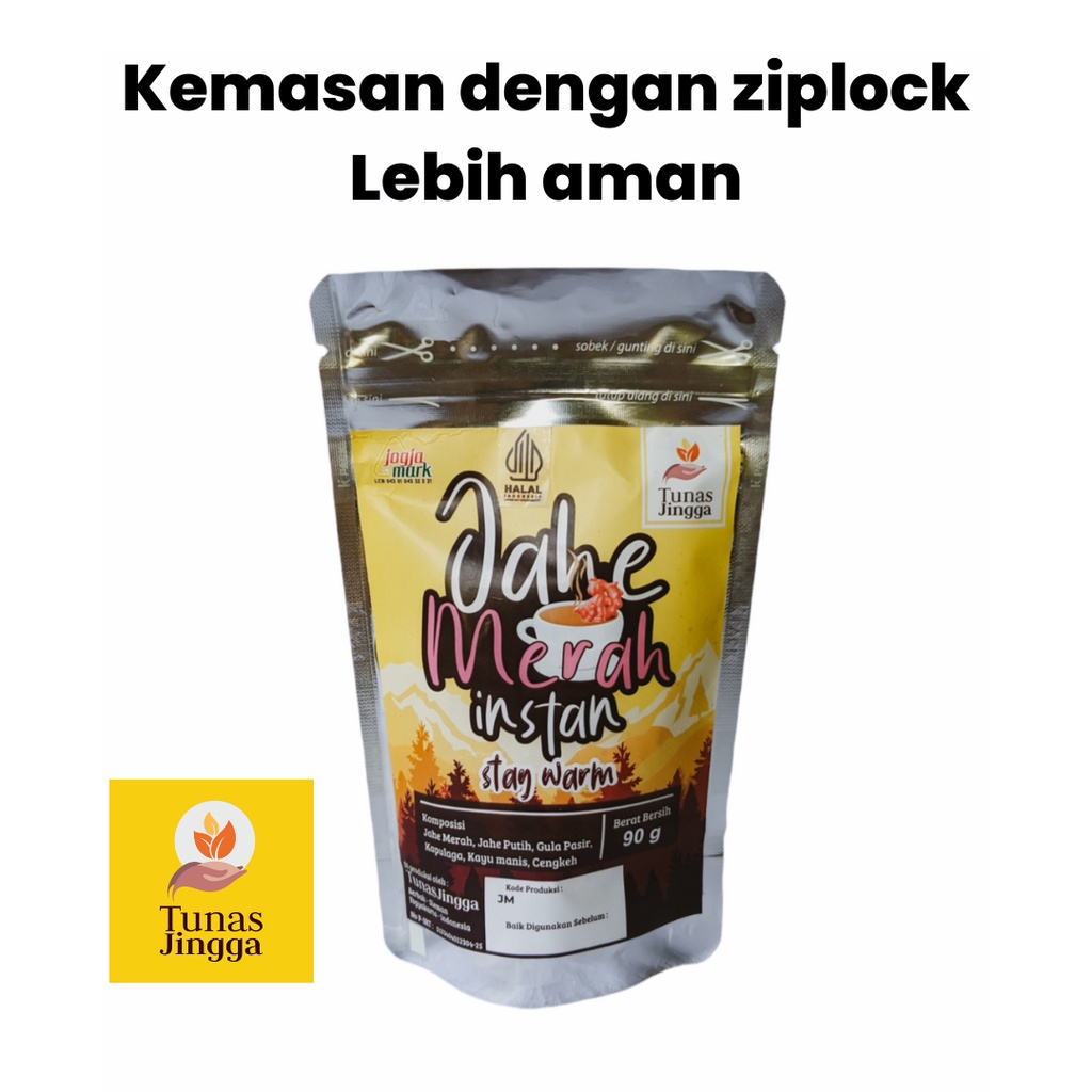 

Jahe Merah Instan Tunas Jingga Jahe Merah Bubuk Minuman Jamu Herbal Tradisional Curah 90Gr Travel Size