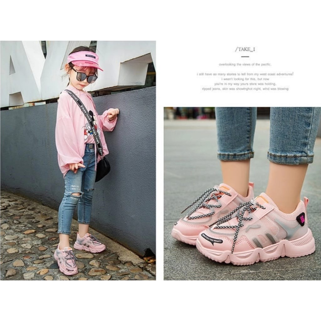 DCAL SEPATU SNEAKERS ANAK AS152