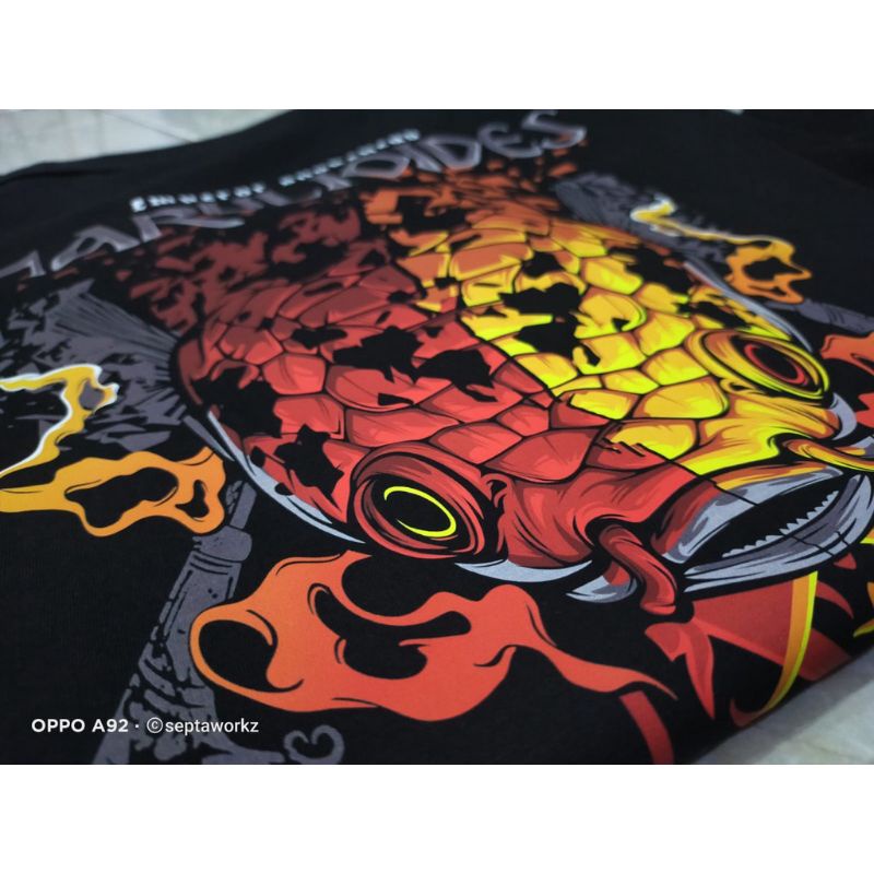 Kaos Channa Marulioides/Kaos Full Kepala Channa Maru