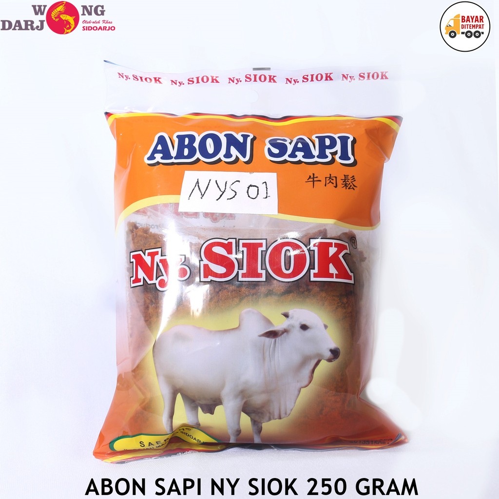 

Abon Sapi Manis Ny. Siok 250gr TERMURAH