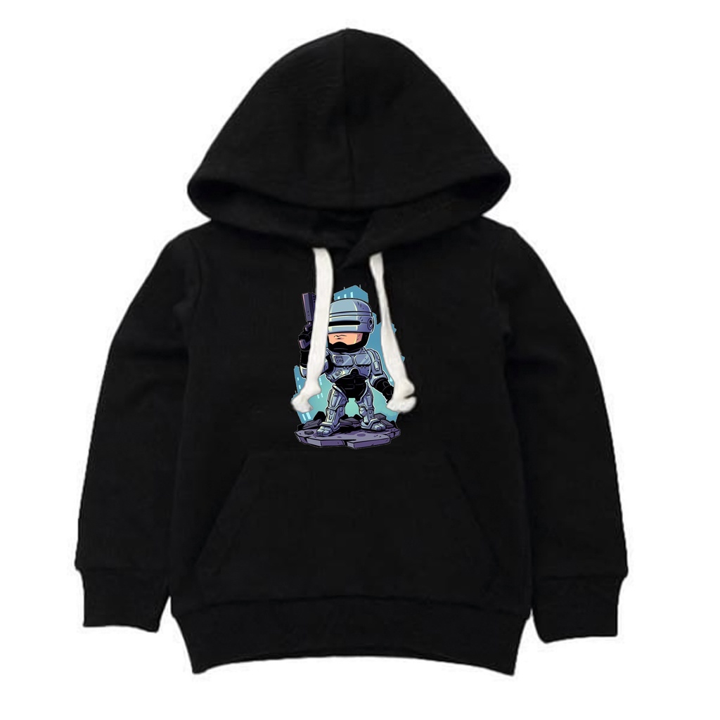 Jaket sweater hoodie anak laki - laki usia 2 3 4 5 6 7 8 19 10 tahun / switer  anak laki laki perempuan karakter hero ROBOCOPS / GROSIR TERMURAH BISA COD