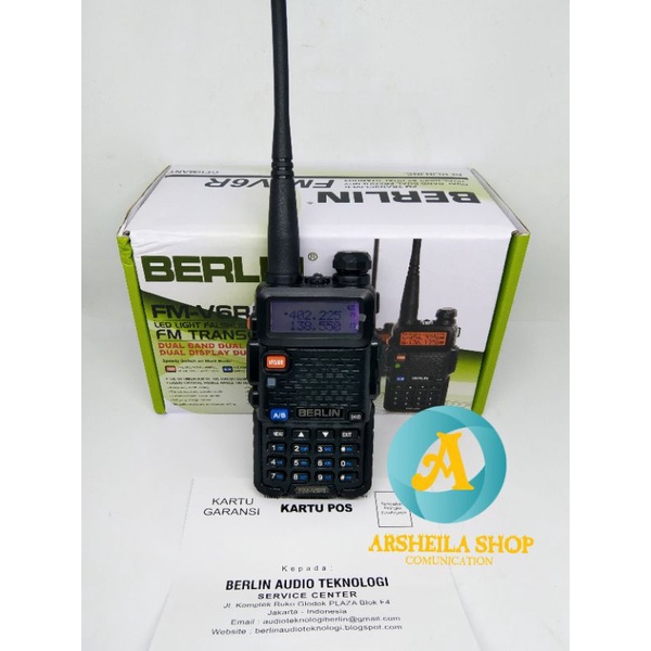 Promo Ht berlin uv6r dual band garansi 1 tahun