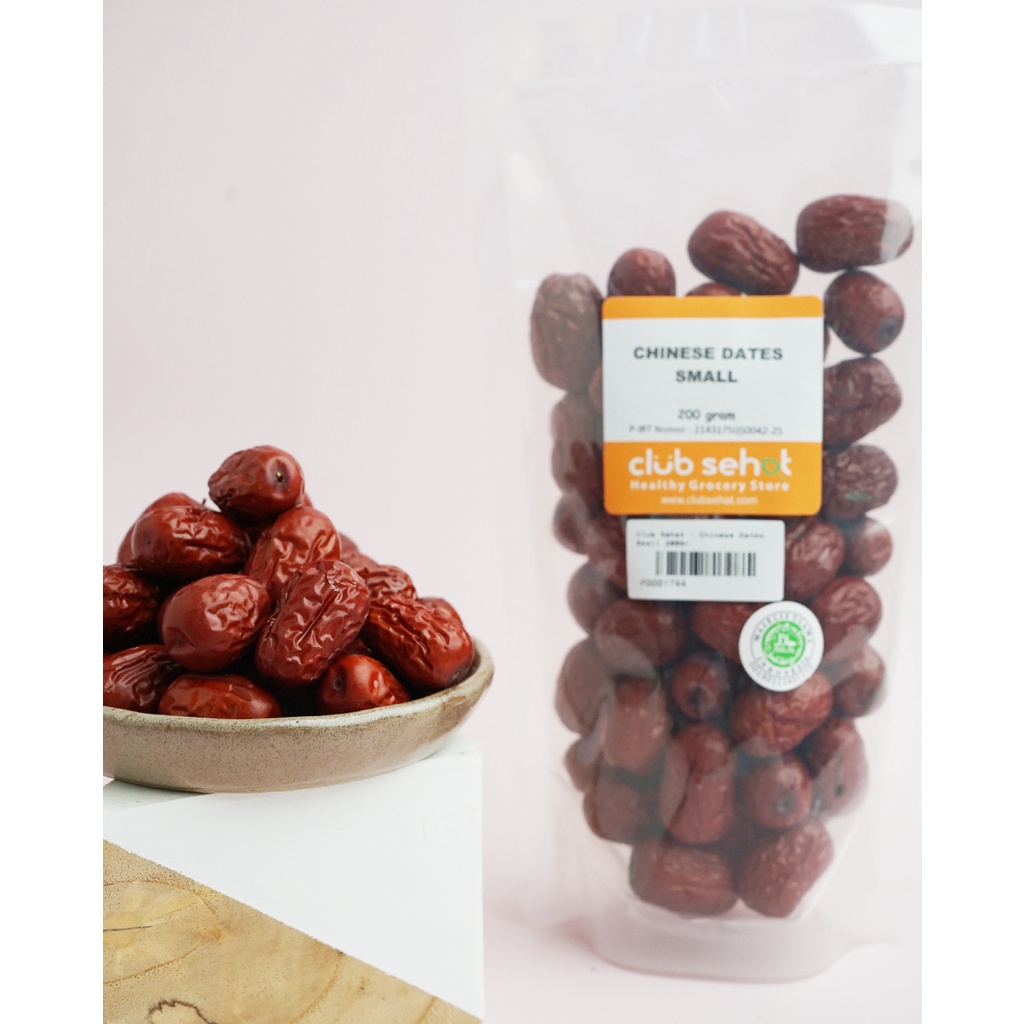 

Club Sehat - Chinese Dates Small (Kurma Merah Kurma Cina Kurma Tiongkok Angco) 200GR