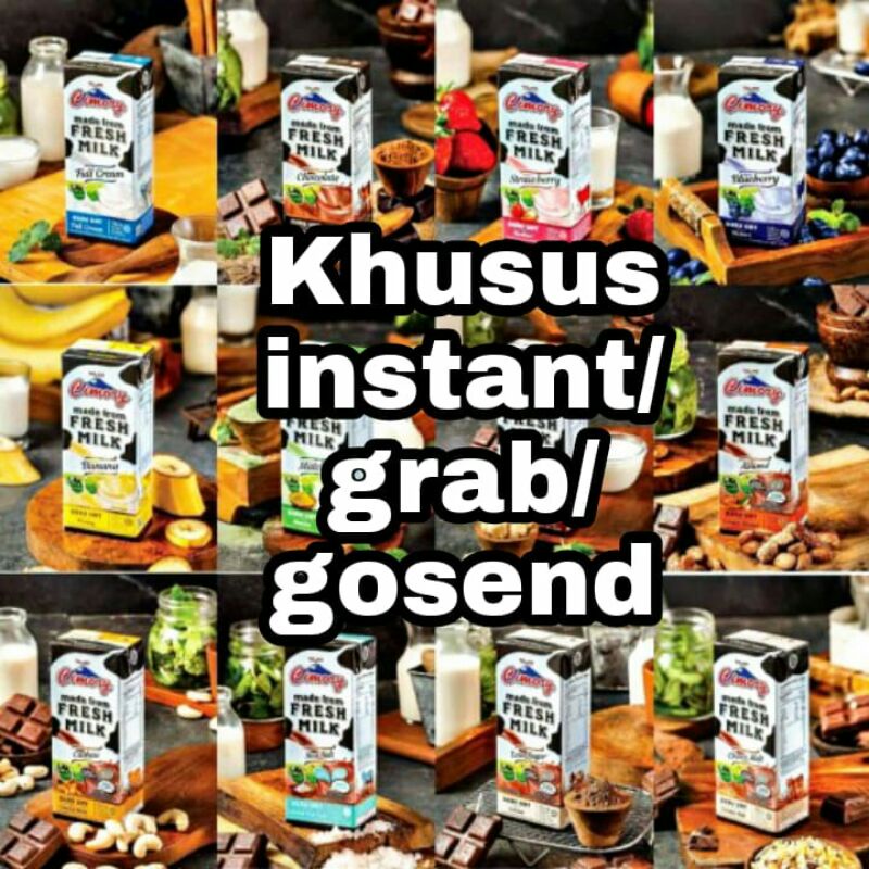 1 DOS UHT CIMORY 250ml KHUSUS INSTANT/GRAB/GOSEND