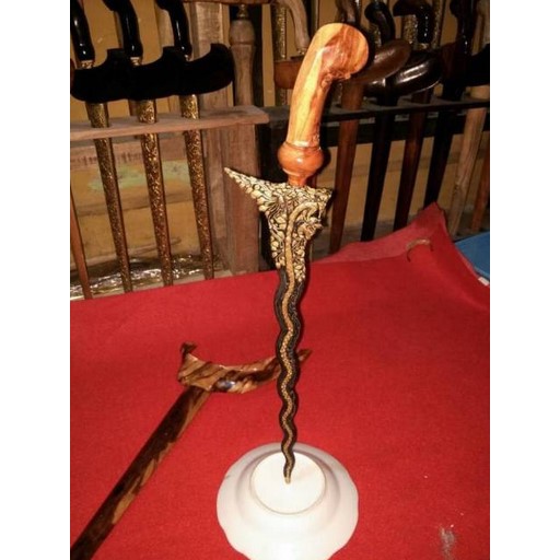 Keris Naga Berdiri Asli