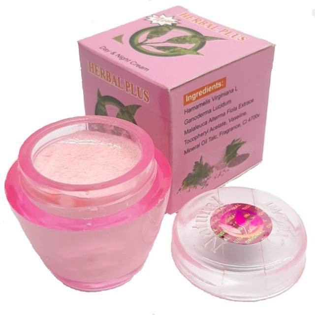 Herbal Plus Lightening Cream Daily Use 15 gr Rumah Cantik 354 Krim Pelembab Mencerahkan Kulit Wajah Siang &amp; Malam