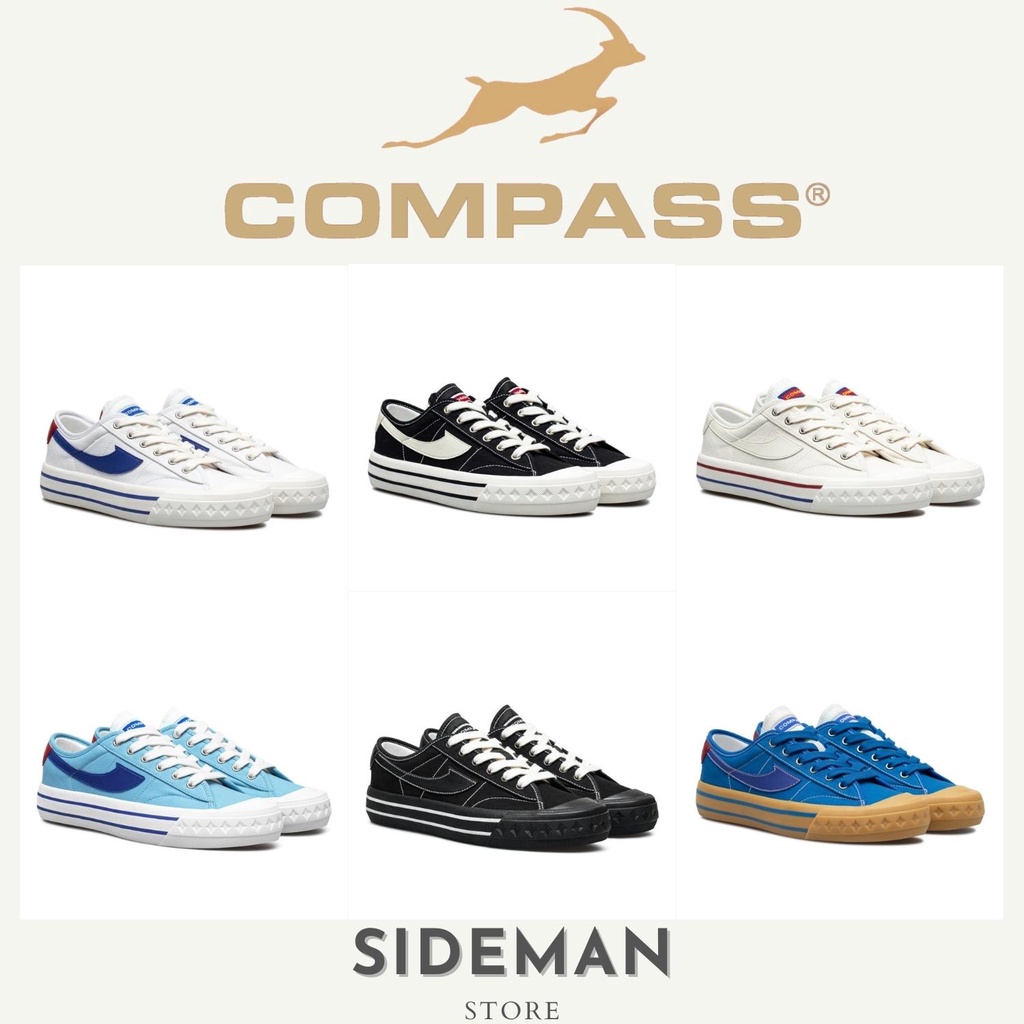 COMPASS RETROGRADE LOW LO SERIES ALL COLOR BLACK WHITE BLUE RED CREAM