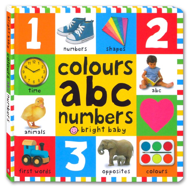 

Colours ABC Numbers Bright Baby Board Book