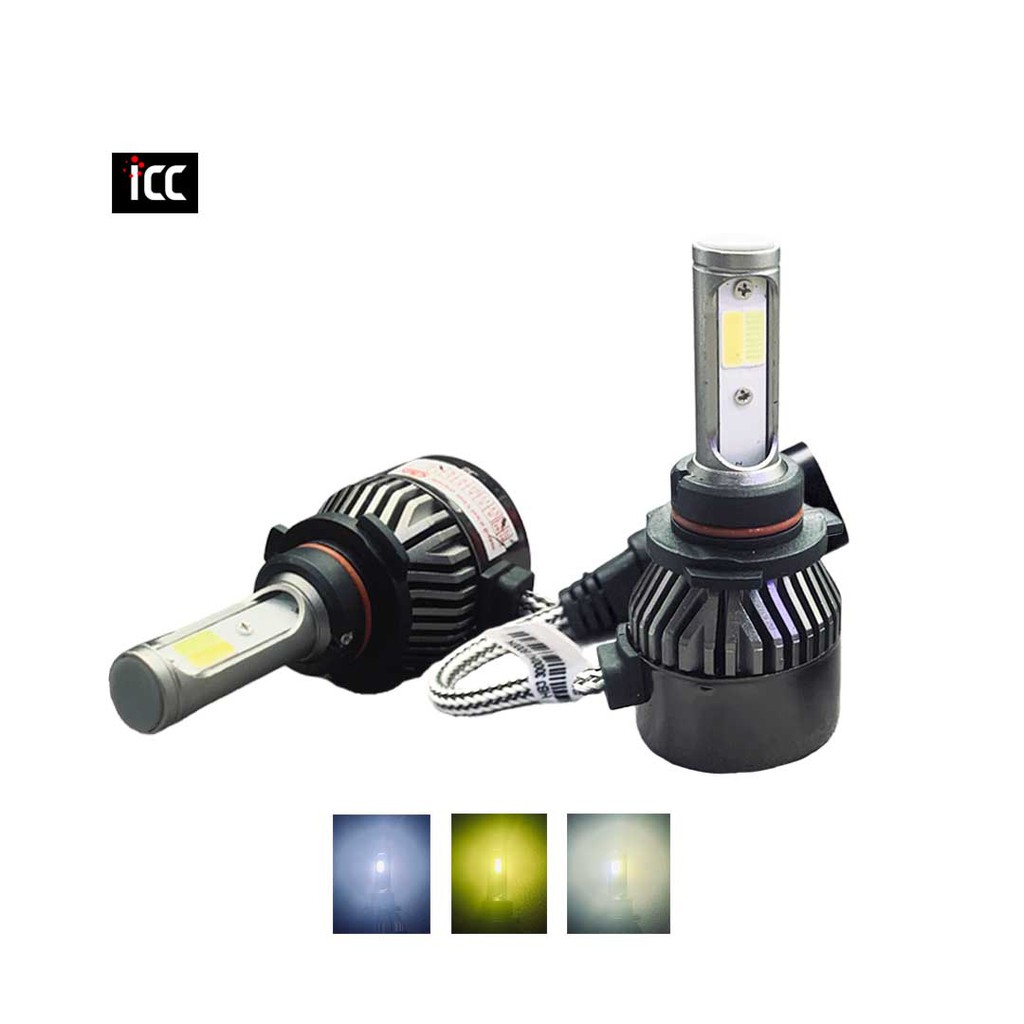 LAMPU LED HEADLAMP HB3 3 WARNA Icplus MERK ICC 3600 Lumens 3000 4300 6000 Kelvin SKU-2298