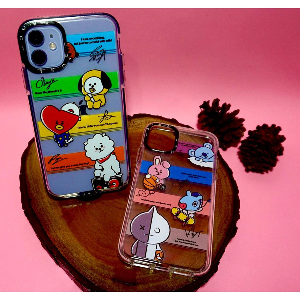 YourSamchon - Soft Case Transparan BTS icon For Iphone 11,11pro & 11Pro max