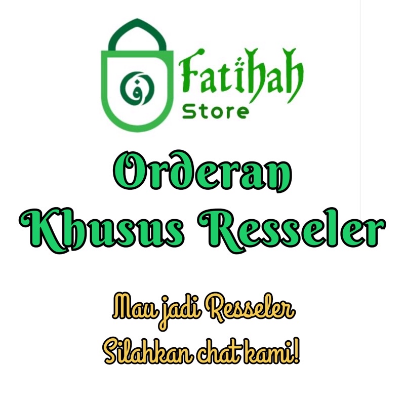

Orderan khusus Resseler