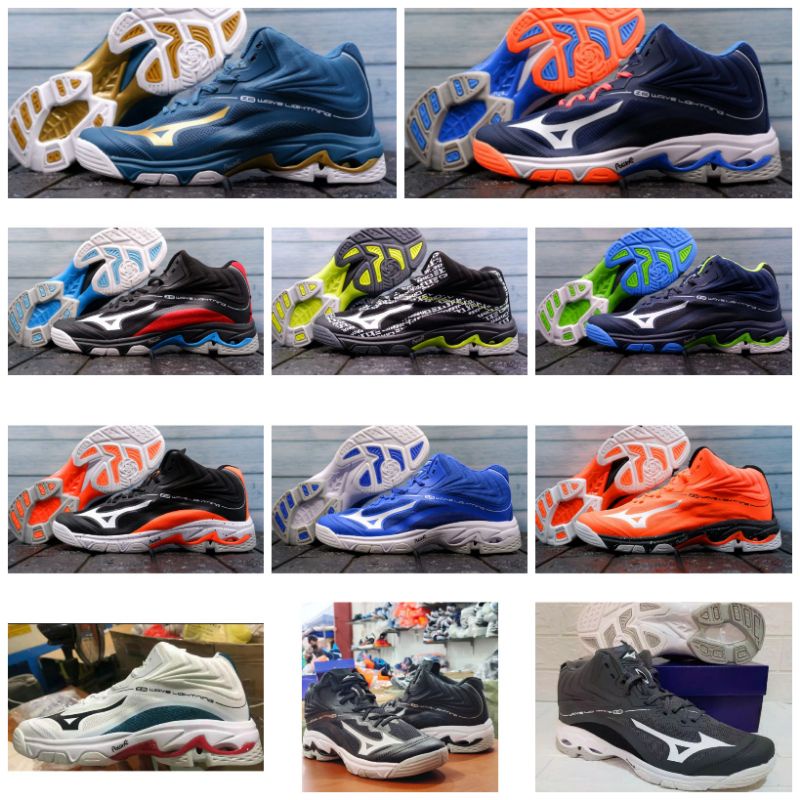 MIZUNO WLZ 6 MID WLZ 5 WLZ 4 WLZ 3 WLZ 2 WAVE MOMENTUM MIRAGE THUNDERBLADE WAVE TORNADO WAVE VOLTAGE