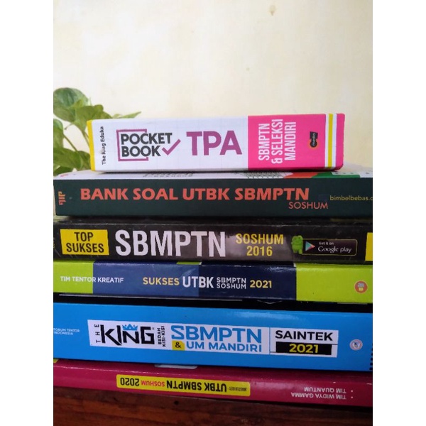 Buku Preloved/Bekas SBMPTN/SBMPN - SAINTEK/SOSHUM. Kumpulan materi SOSHUM+TPS