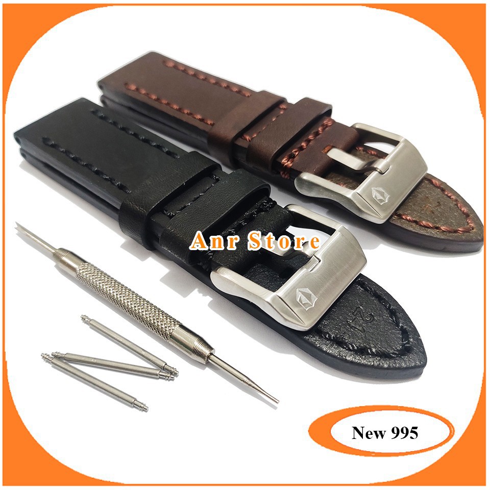 Strap Tali Jam Tangan Kulit Expedition Original 22 mm 24 mm Bonus Pin dan Reemover