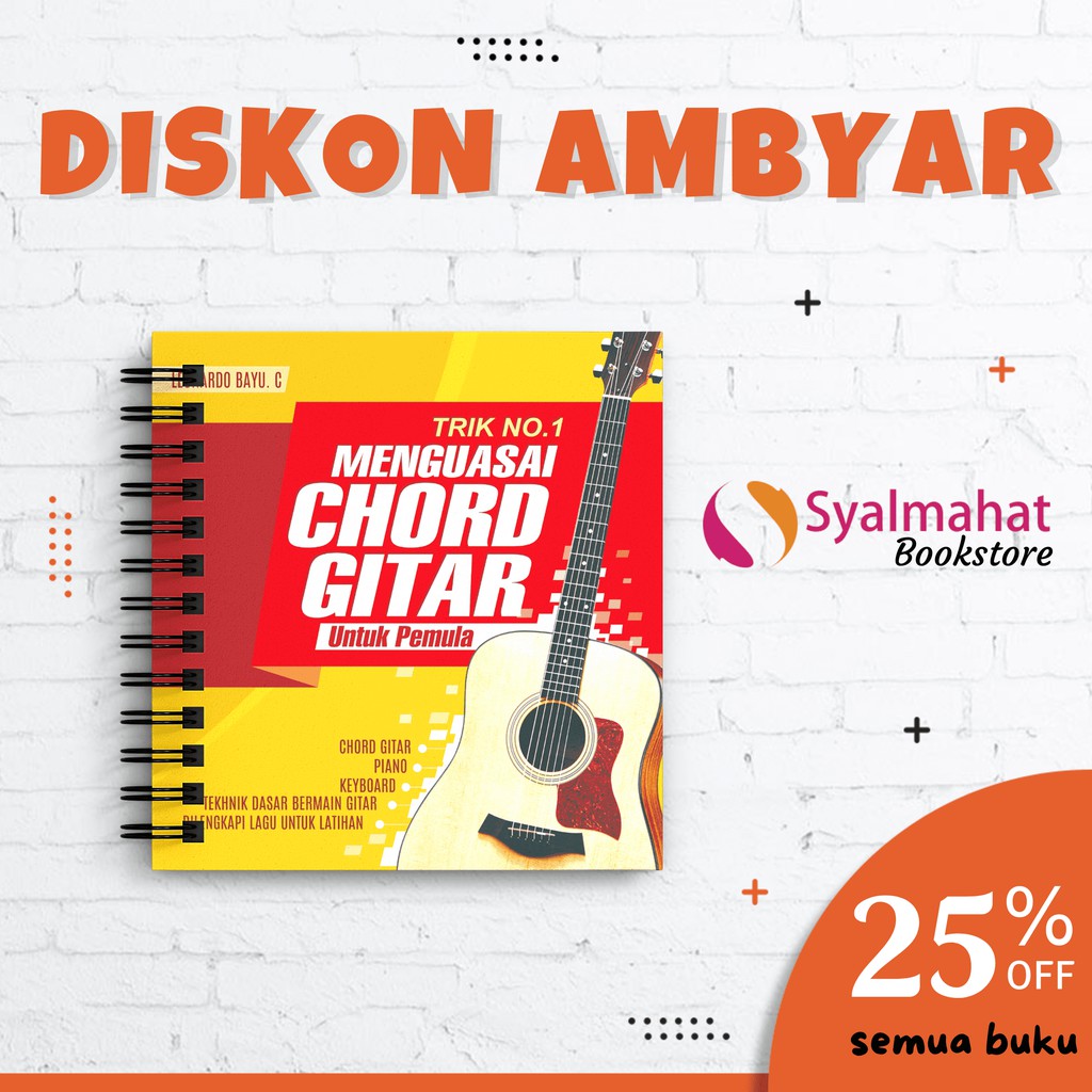 Buku Musik Kunci Gitar Trik No 1 Menguasai Chord Gitar Untuk Pemula Shopee Indonesia