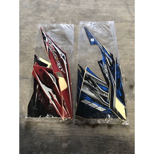 Striping stiker les body new scorpio z 2012